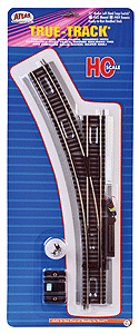 Atlas HO Scale 484 Track Code 83 True-Track 22" Radius Left Hand Remote Snap-...