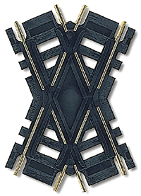 Atlas HO Scale 175 Track Custom-Line(R) Crossing - Code 100 60 Degrees 3"