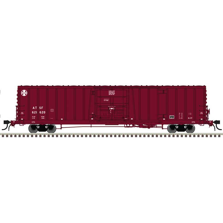 Atlas HO Scale 50006540 Box Car BX-177 class Santa Fe #621862
