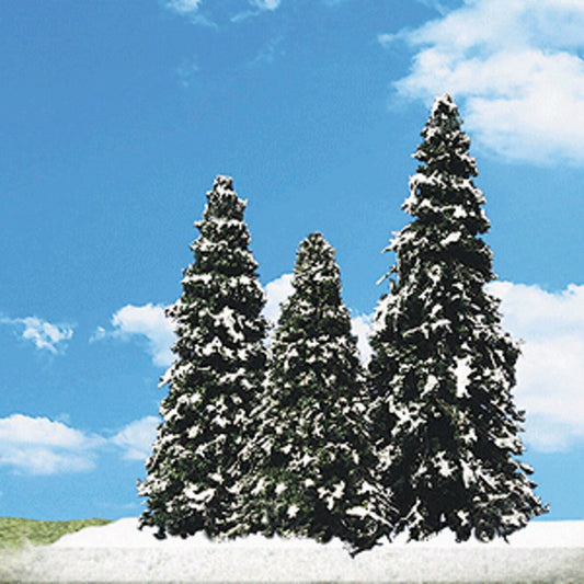 Woodland Scenics ALL 785-3567 Scenery Trees Ready Made - Snow Dusted - 2 to 3-1/2" Tall pk(5)