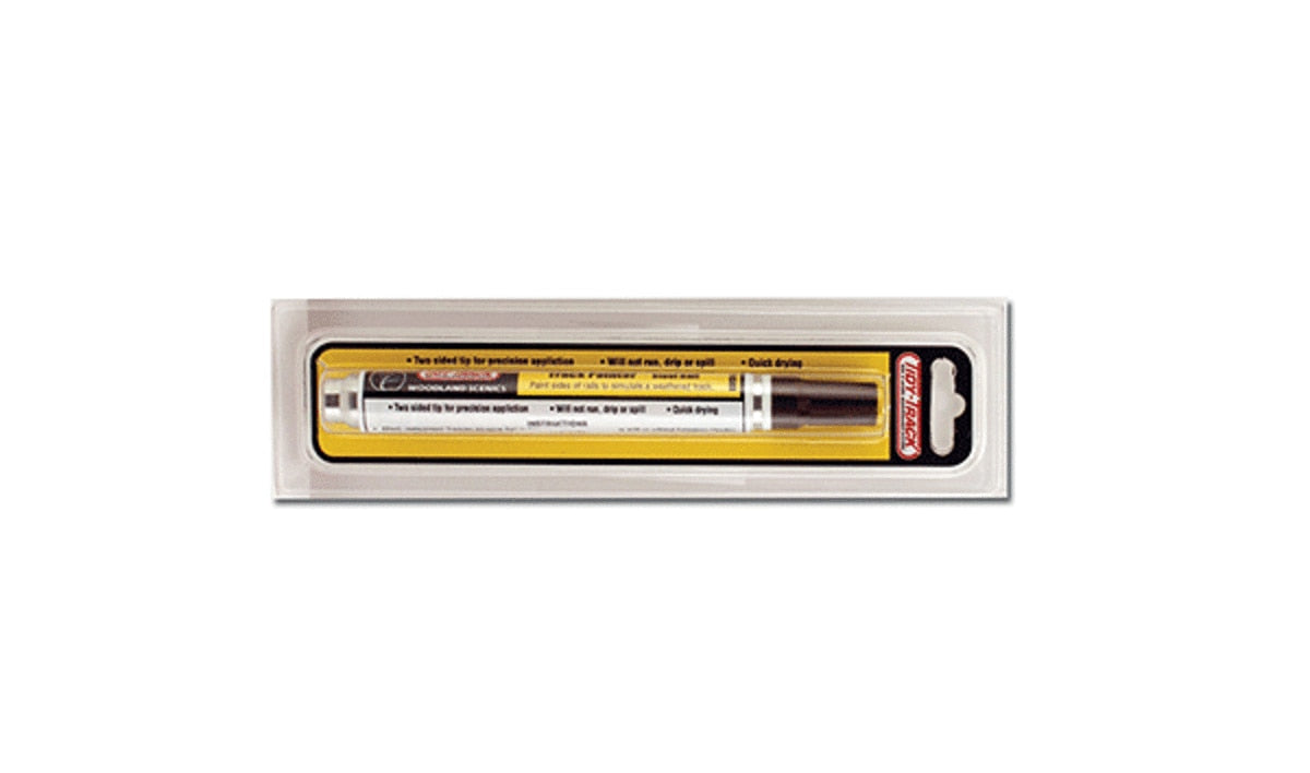 Woodland Scenics ALL tt4580 Paint & Painting Supplies Tidy Track(TM) Track Painter Paint Marker - 1/3oz 10mL - Steel Rail