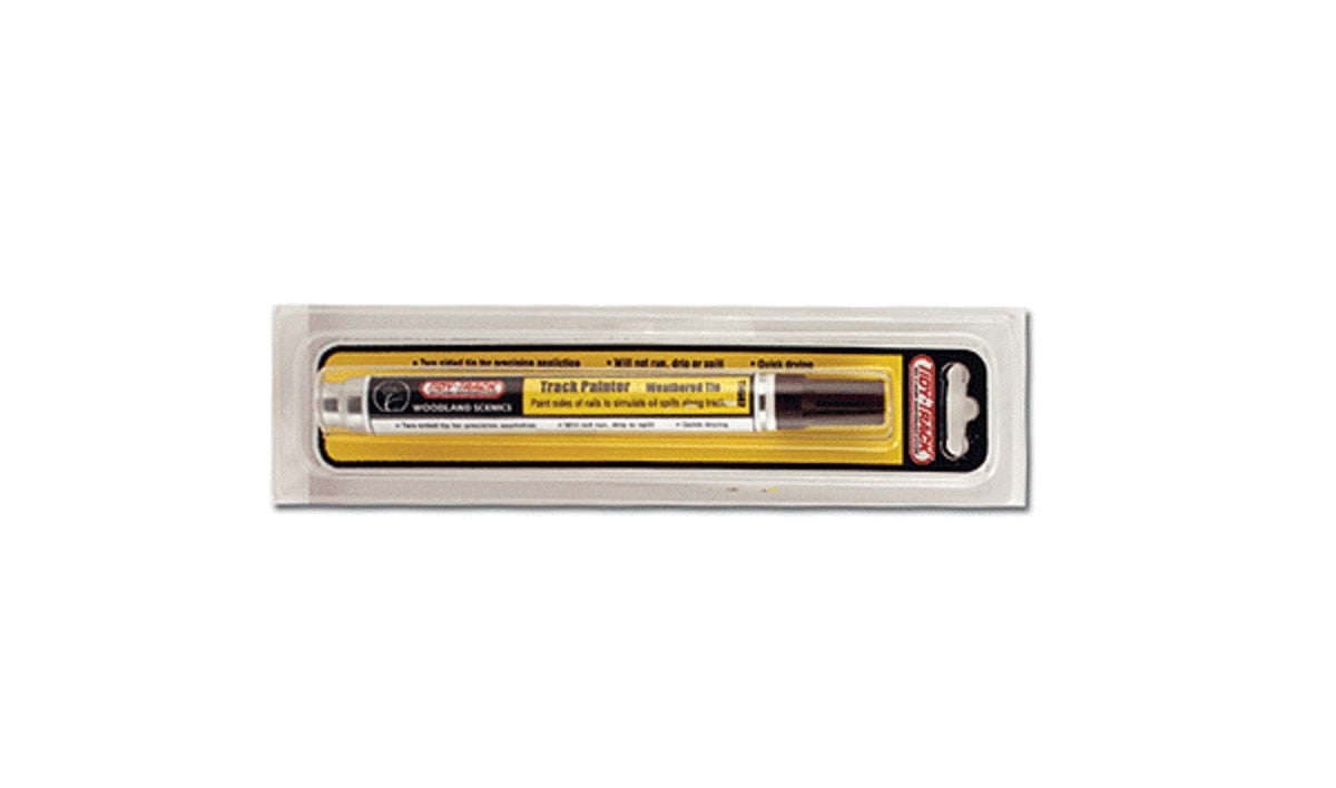 woodland Scenics ALL tt4582 Paint & Painting Supplies Tidy Track(TM) Track Painter Paint Marker - 1/3oz 10mL - Weathered Tie