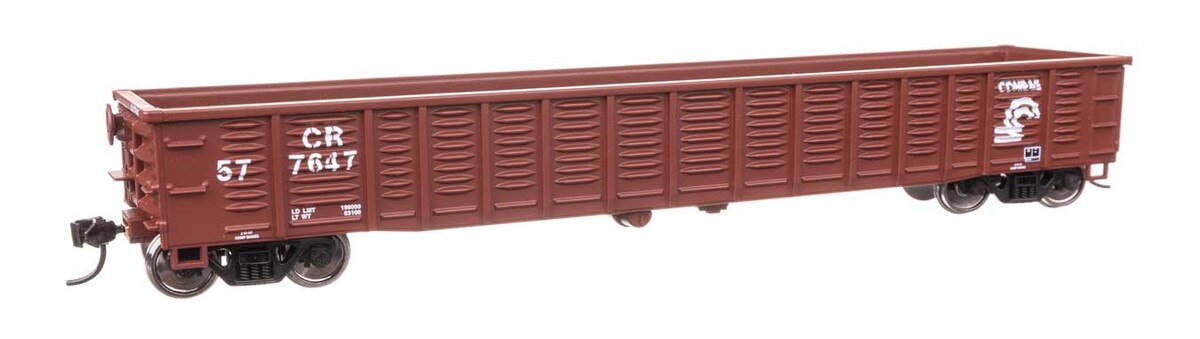 Walthers HO 910-6078 Freight Cars 53' Corrugated-Side Gondola - Conrail #577647 Conrail #577647
