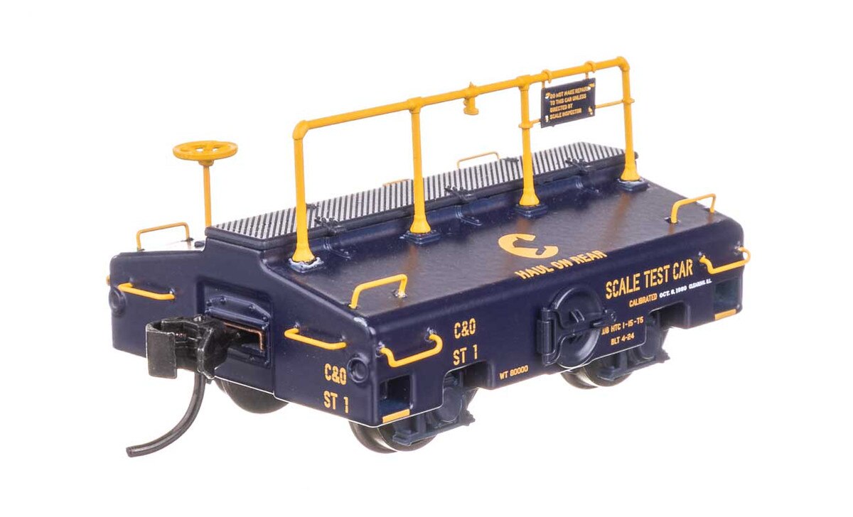 Walthers HO 920-105303 Freight Cars Scale Test Car - Chesapeake & Ohio #ST1 Chessie System (Scheme Only) #ST1