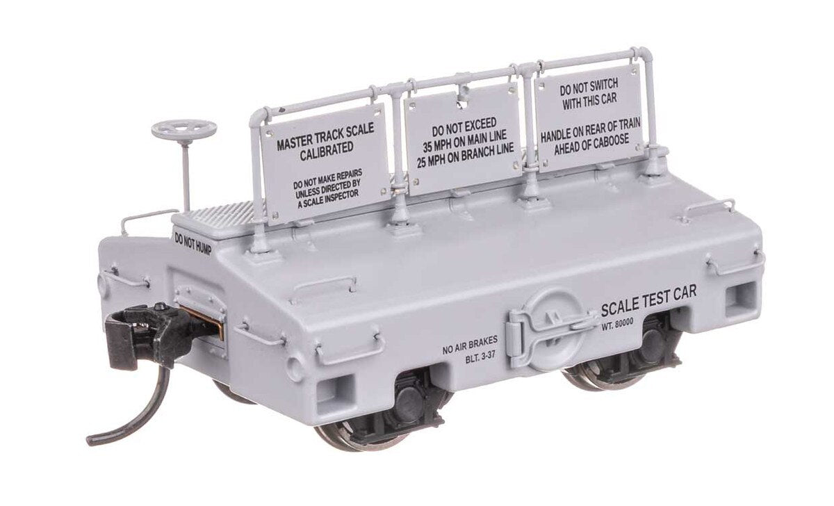 Walthers HO 920-105307 Freight Cars Scale Test Car - Data Only (gray) Undecorated/Unlettered #Data Only