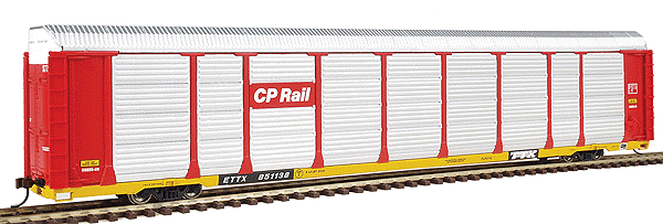 walthers HO 932-4872 Autorack Gold Line Tri-Level Enclosed Auto Carrier CP Rail