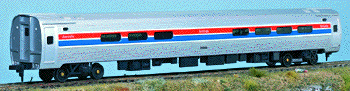 Walthers HO 932-6011 Passenger 85' Streamlined Amfleet(SM) I Food Service Car - Assembled