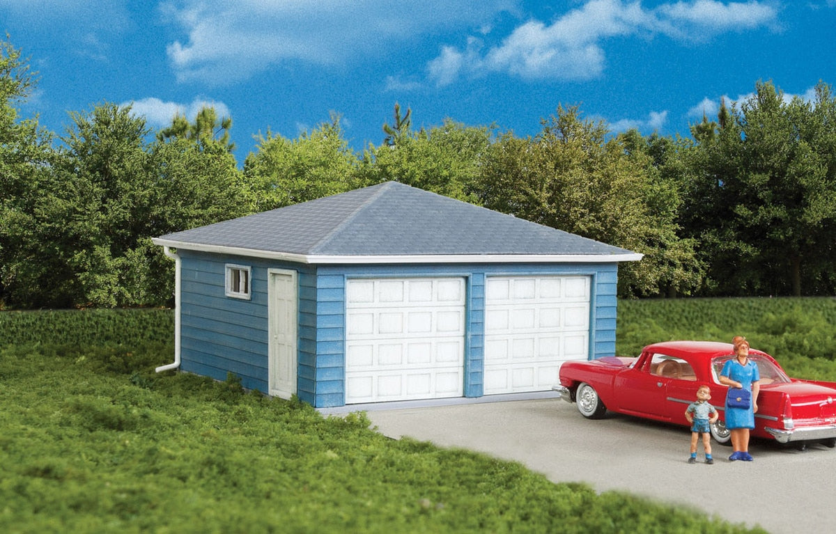 Walthers HO 933-3793 Structure Two-Car Garage - Kit