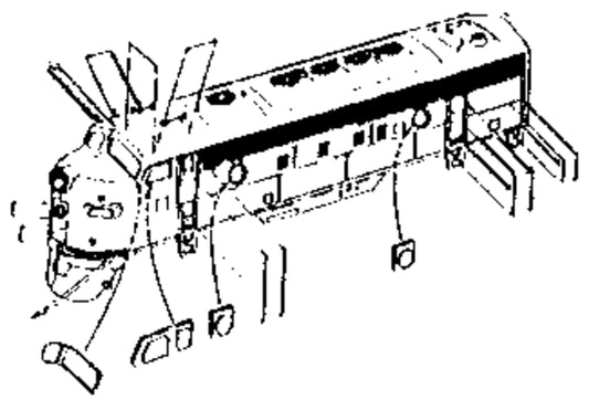 Walthers HO 933-822 Super Detailing Parts Diesel Dress-Up Kit - Fits Athearn F7 and F9 A/B units (Blue Box)