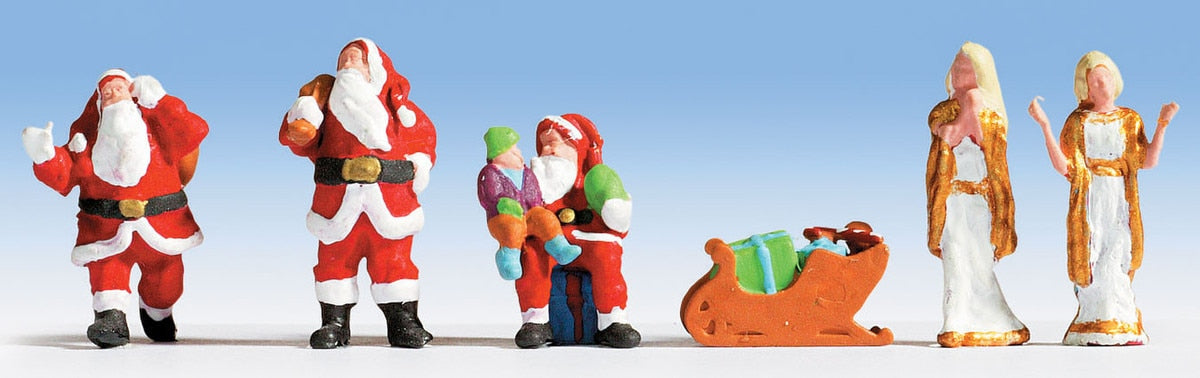 Walthers HO 949-6031 Figure Christmas Figures - pkg(6)