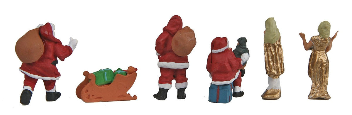Walthers HO 949-6031 Figure Christmas Figures - pkg(6) - view 2