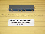 5' x 20' Steel Plate Load Finished HO Weight Kit - Trackside Trains