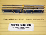 5 1/2' x 198" Steel Plate Load Semi-Finished HO Weight Kit