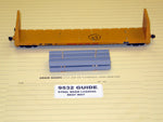 25 1/2' x 2 1/2' Steel Beam Load Wide Flange HO Weight Kit - Trackside Trains
