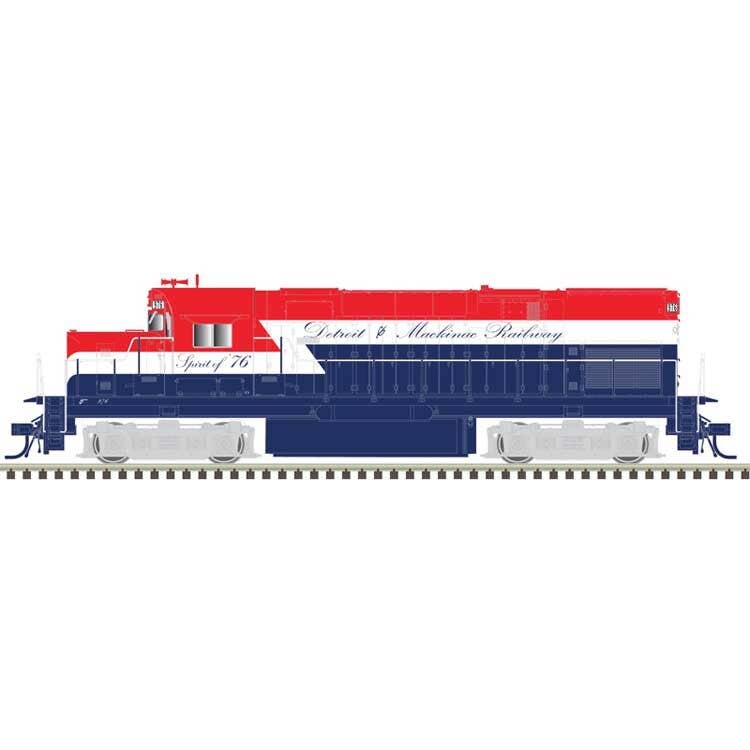 Atlas HO 10004729 Locomotive Alco C420 Low Nose - Silver Bicentennial Detroit and Mackinac #976 (Standard DC)
