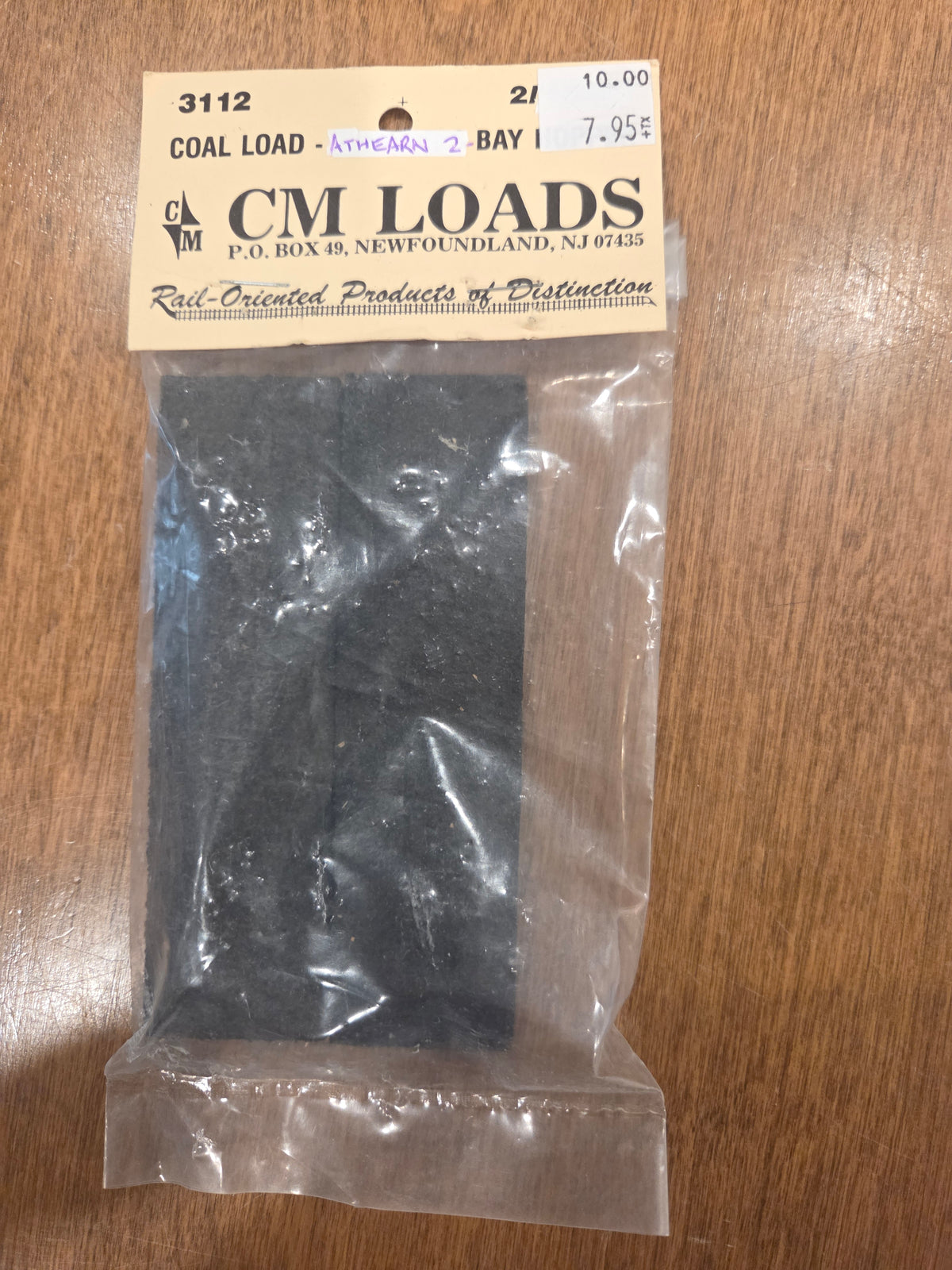 CM LOADS HO 3112- Athearn 2-Bay Hopper Coal Load (2 pk)