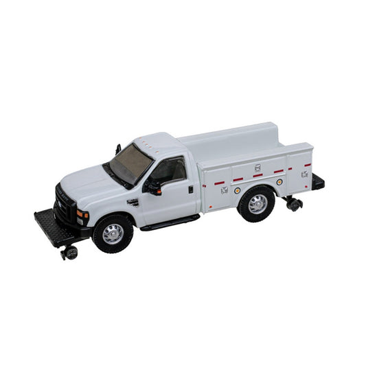 Atlas HO 30000163 Vehicle 2008 Ford(R) F-350 Hi-Rail Pickup Truck - Assembled