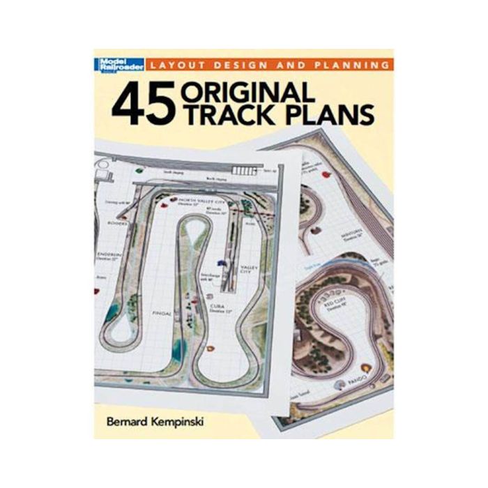 Model Railroader ALL 12496 Books/Videos/Railroadiana "45 Original Track Plans" published by Kalmbach Publishing.