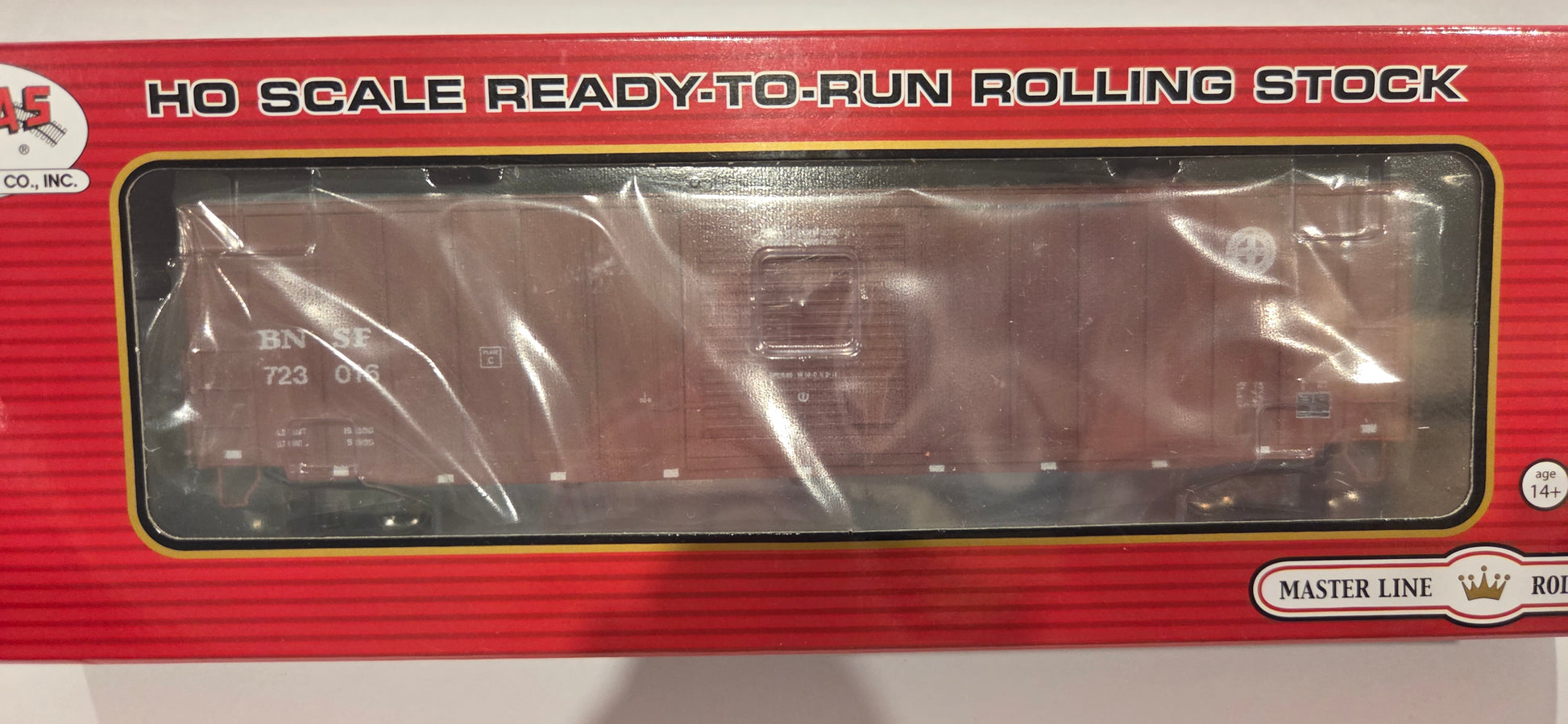 Atlas HO Scale Box Car BNSF #723016 50ft boxcar