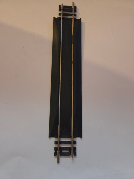 HO scale model railroad track - Atlas HO 155 Track Code 100 Nickel-Silver Snap Track with Black Ties 9" Rerailer