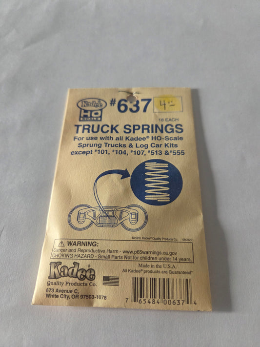 Kadee HO 637 Trucks Truck Springs pkg(18)
