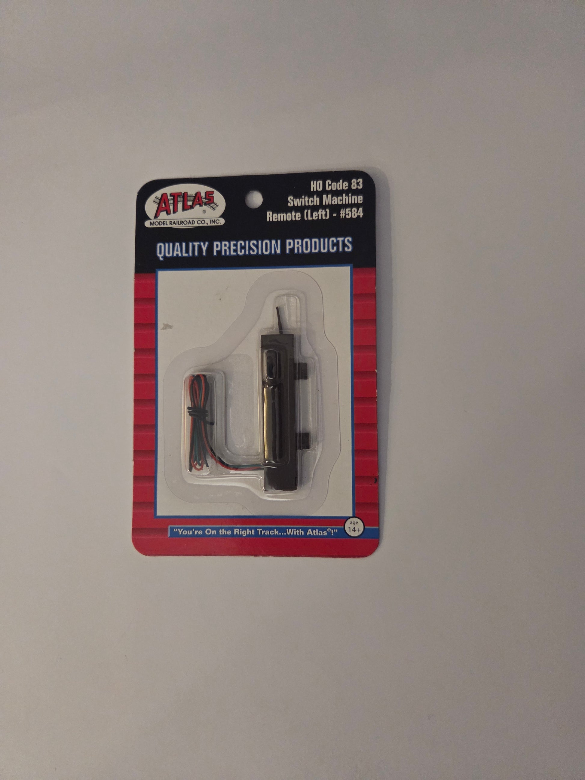 Atlas HO Scale Track Code 83 Switch Machine Remote (Left)