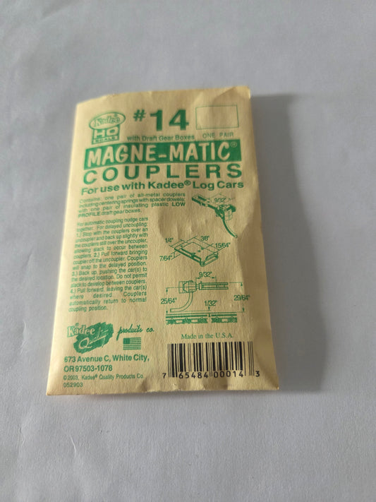 Kadee HO 14 Coupler Coupler for use with Kadee Log Cars 1 Pair