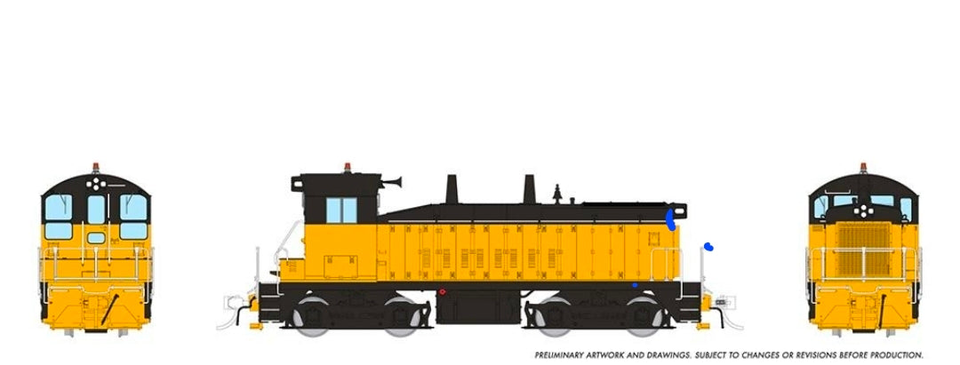 Rapido HO 27099 EMD SW9 Diesel Loco Generic Industrial Yellow Undecorated (DC)