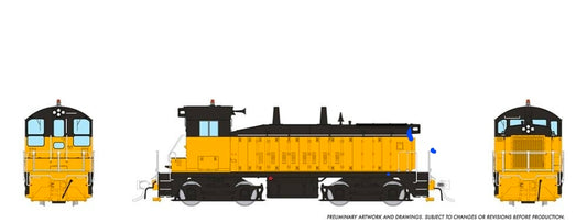 Rapido HO 27099 EMD SW9 Diesel Loco Generic Industrial Yellow Undecorated (DC)