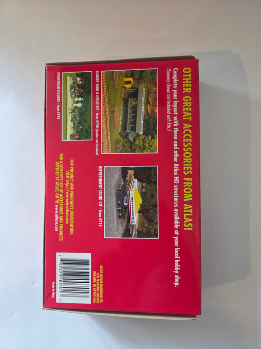 Atlas HO 701 Building Elevated Gate Tower Kit - 1-1/4 x 2" 3.1 x 5cm