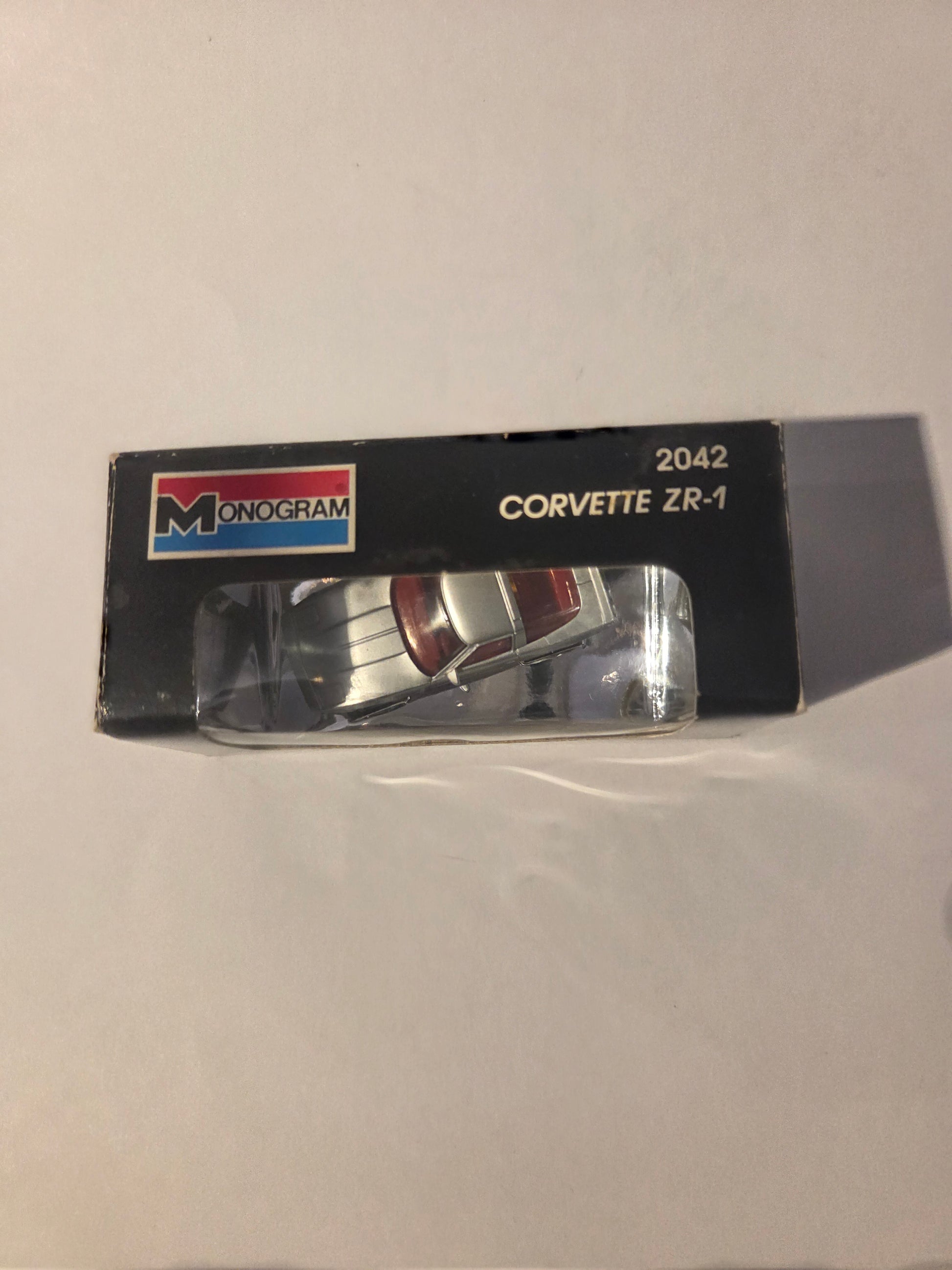 HO scale model railroad Vehicle - Monogram HO 2042 Vehicle Mini Exacts Corvette ZR-1 1/87th Vehicle
