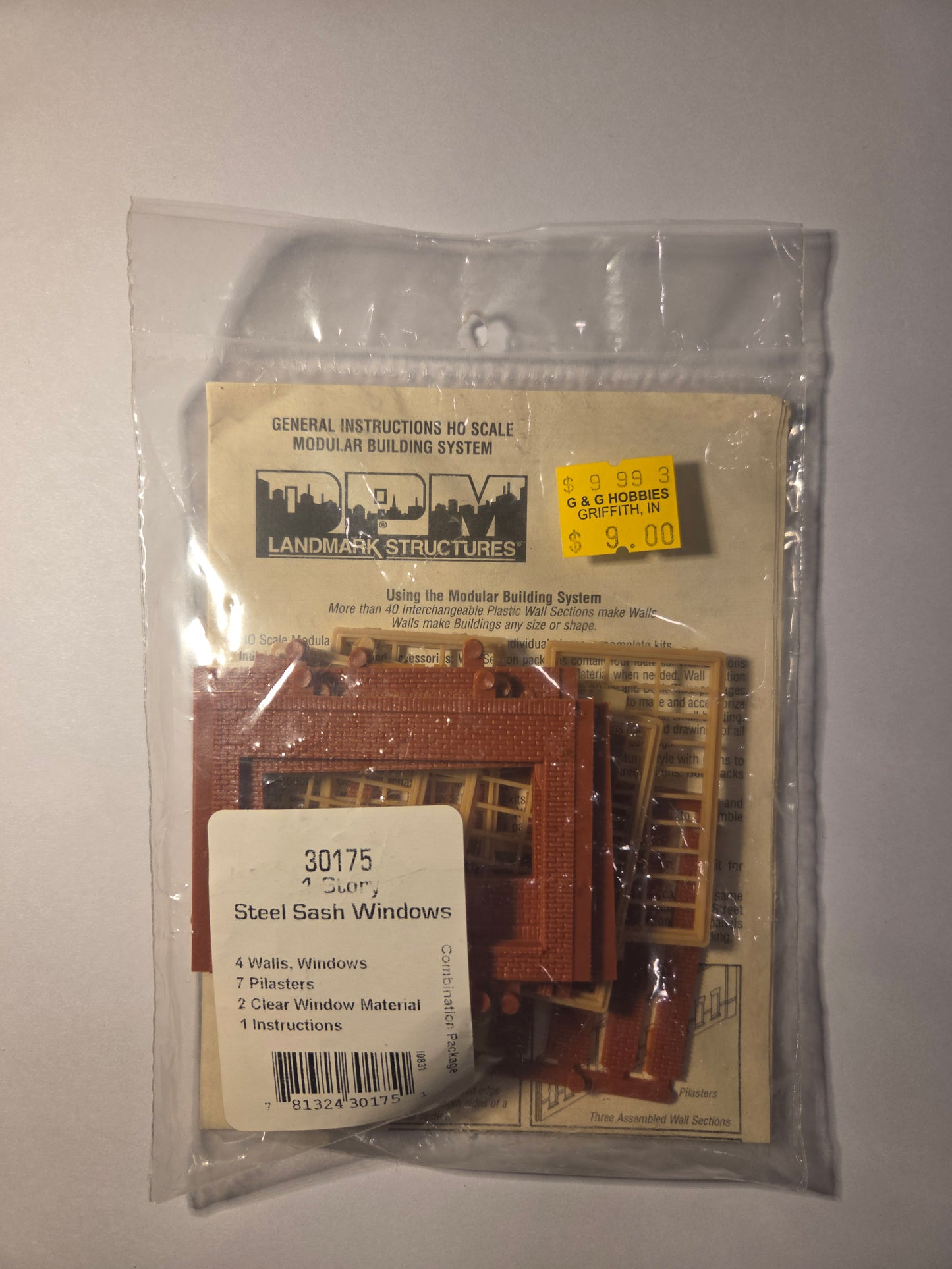 Woodland Scenics HO Scale Street Sash Windows