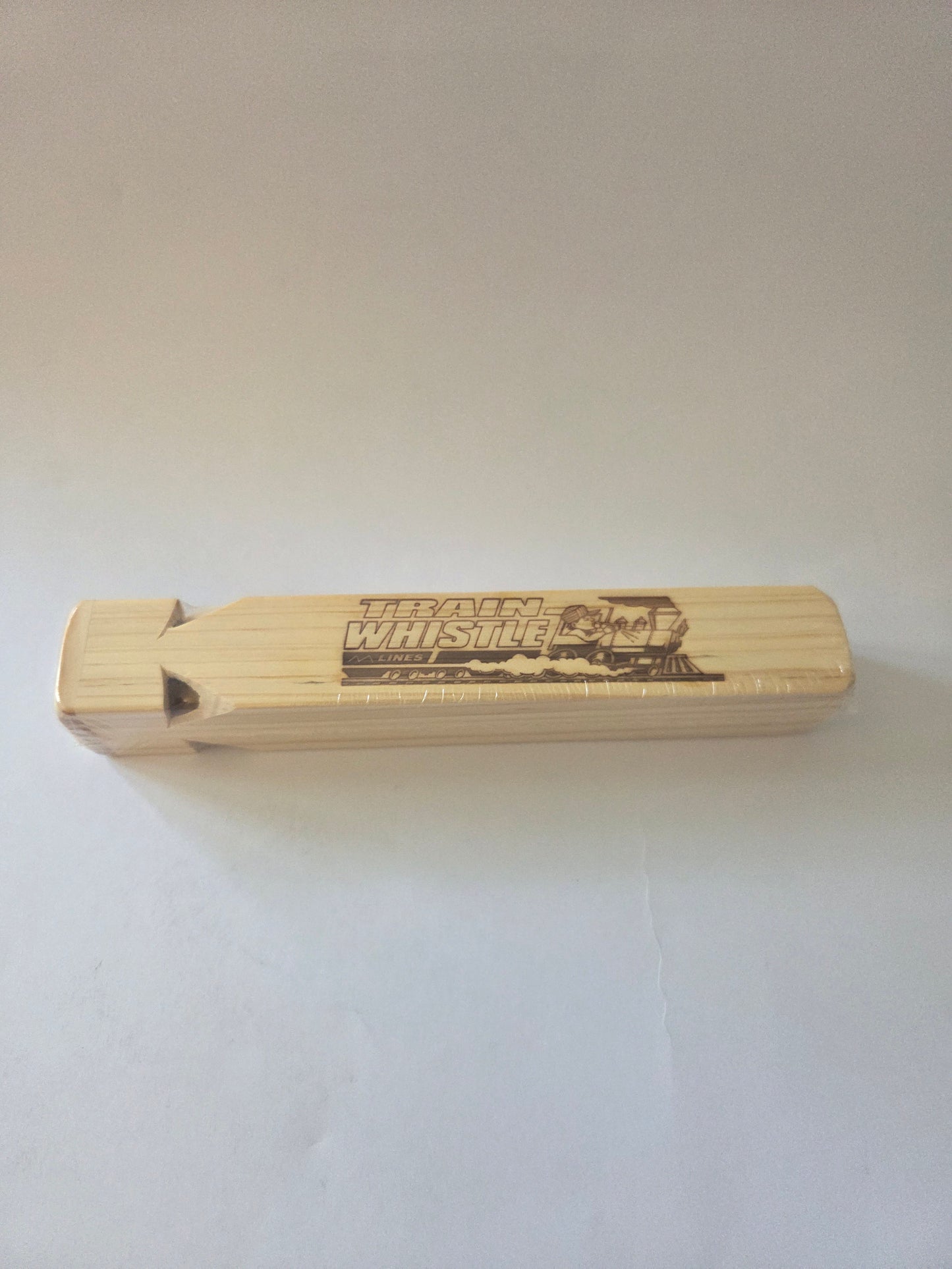 Model railroad tools and supplies - Brooklyn Peddler HO 7 4-Tone Pine Wood Train Whistle