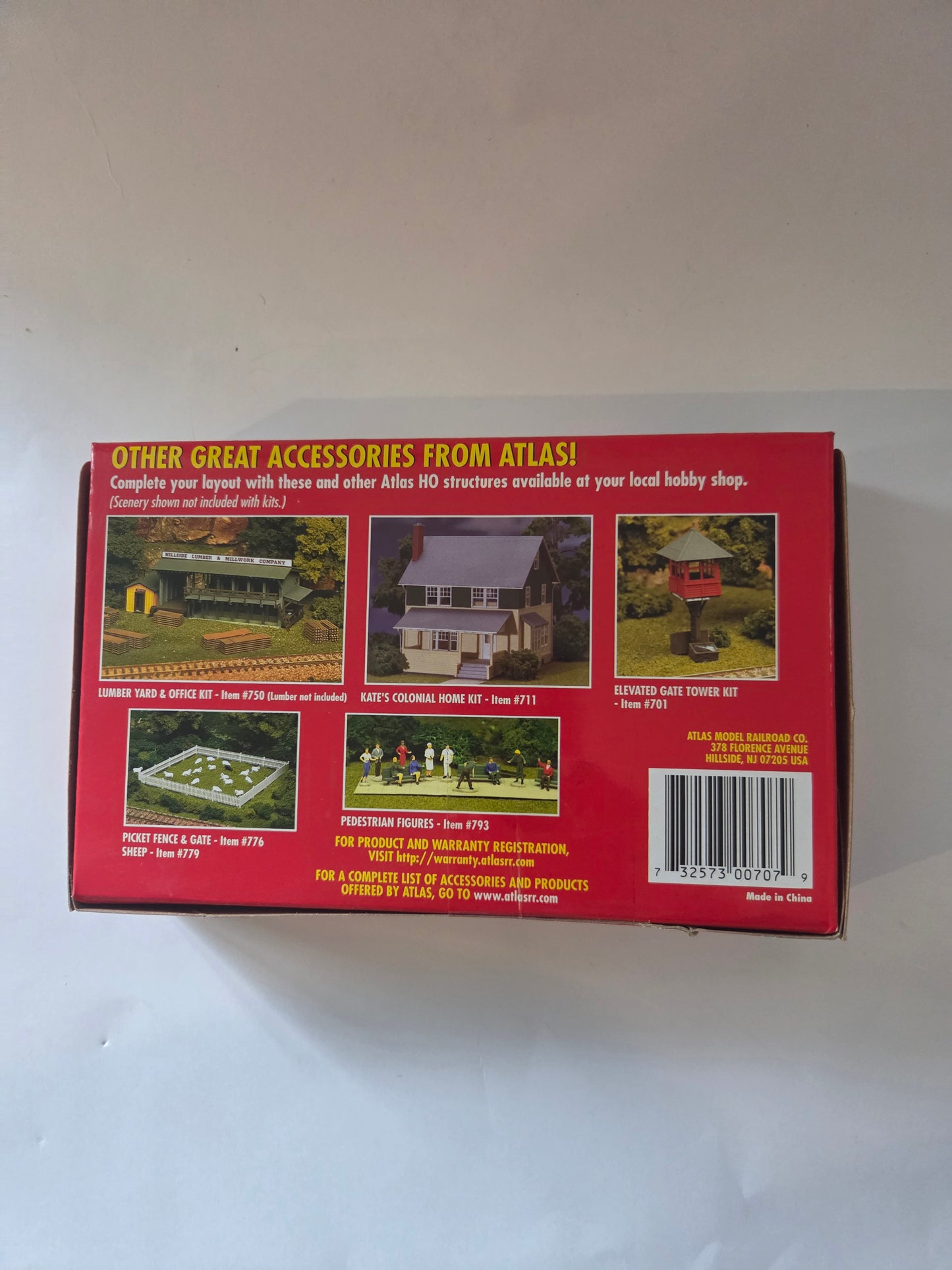 Atlas HO 707 Building Station Platform - Kit 2-1/8 x 6-1/2" 5.4 x 16.3cm
