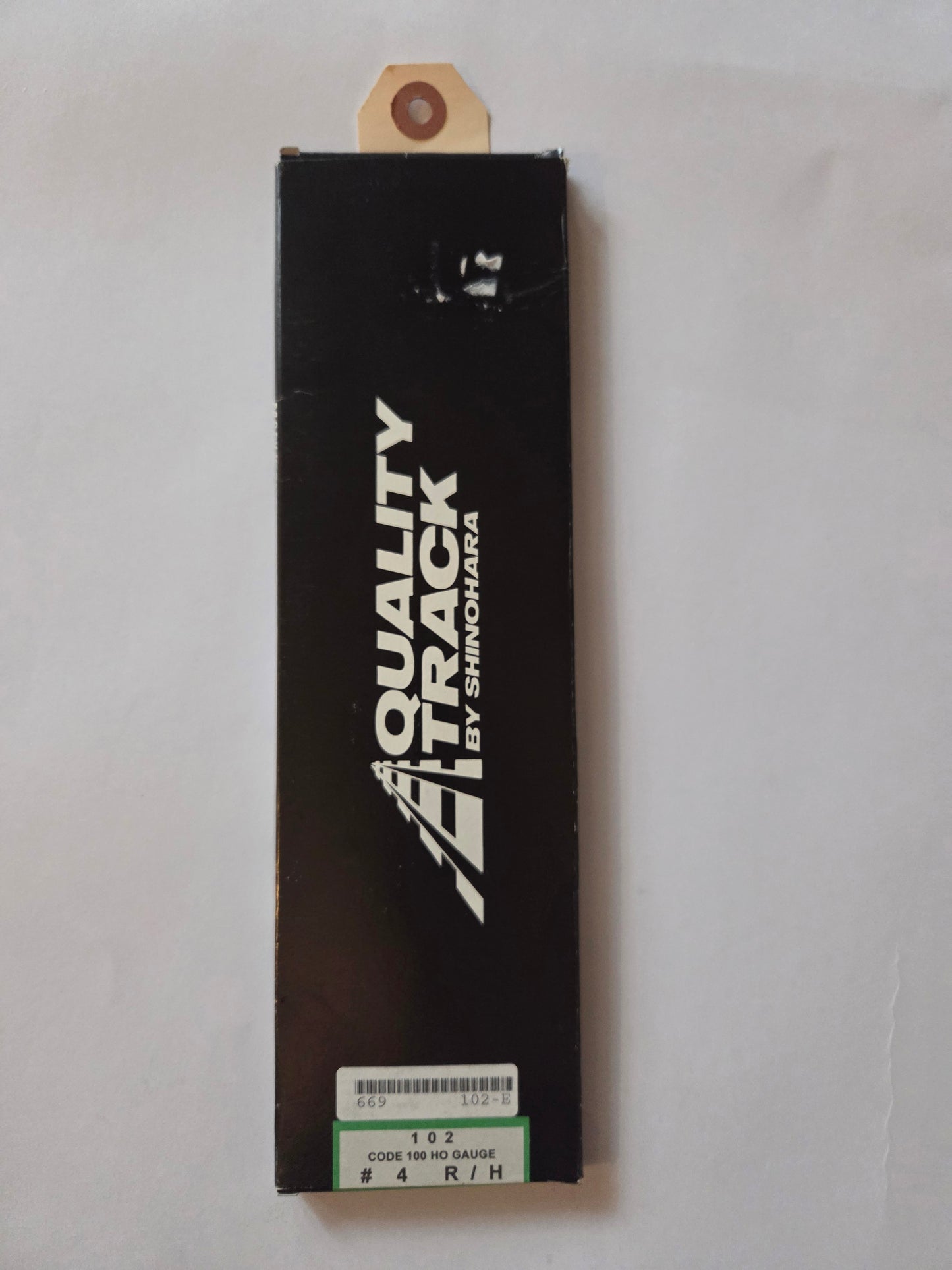 Shinohara HO Scale Track Code 100, Nickel Silver Rail #4 Turnout