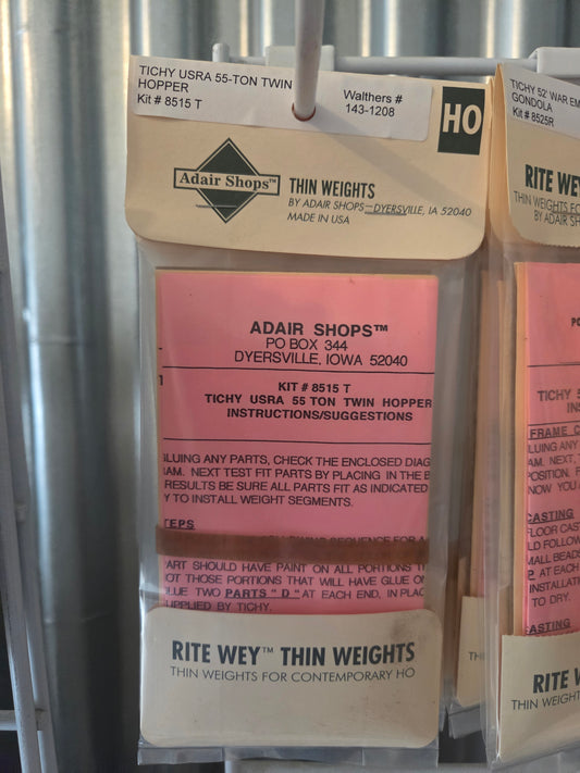 Weight Kit HO for Tichy Train Group USRA 55-Ton Twin Hopper