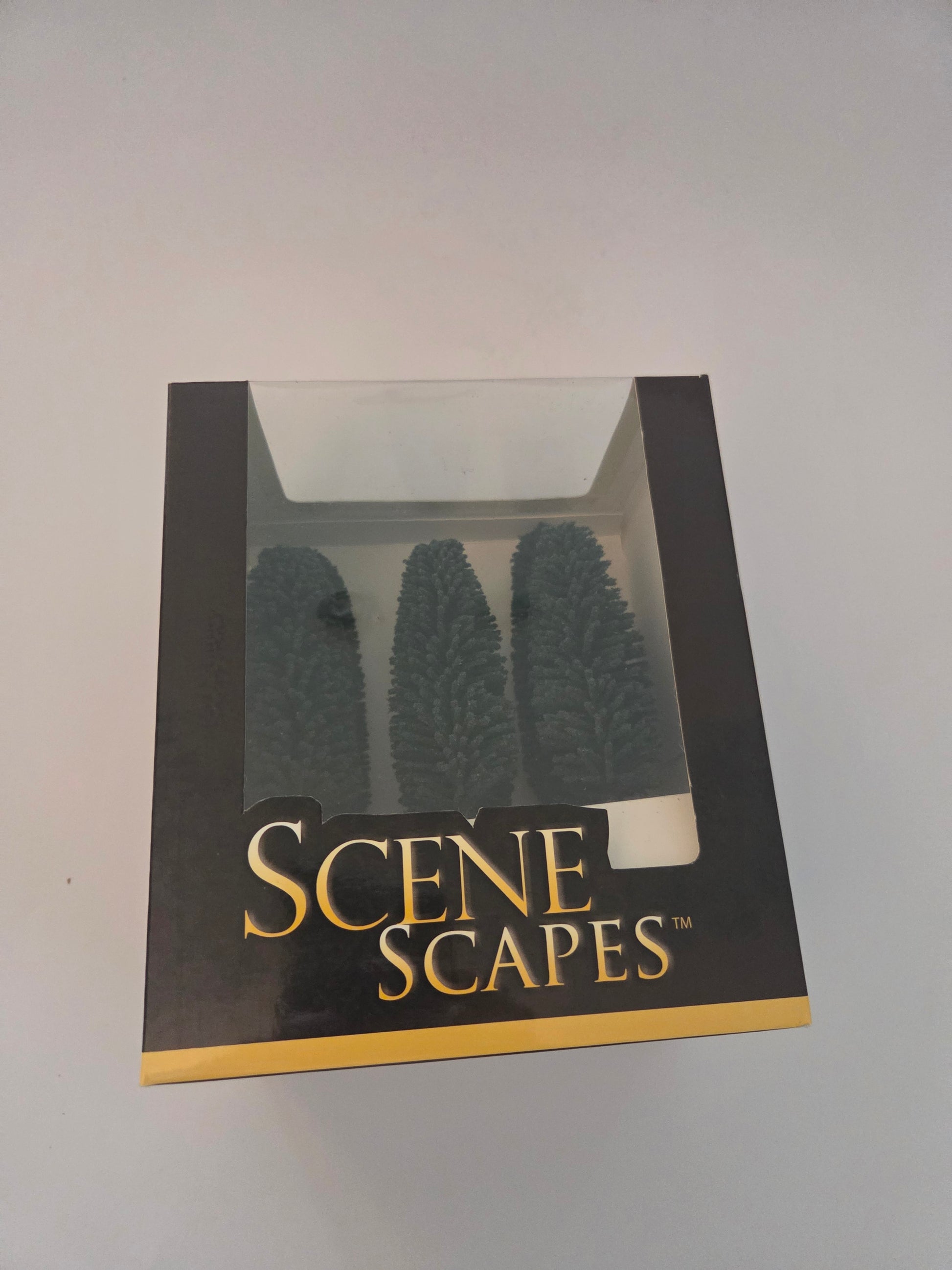 Bachmann HO Scale Scenery SceneScapes Cedar Trees 5 to 6" 12.7 to 15.2cm pkg(6)