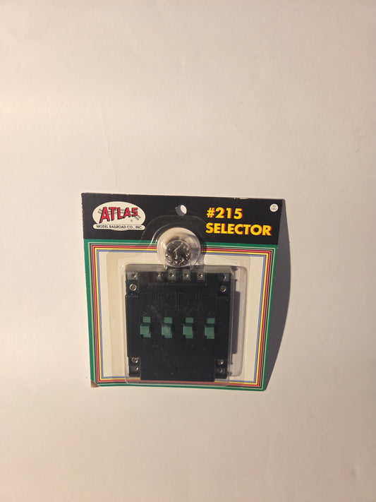 HO scale model railroad electrical component - Atlas HO 215 Electrical Twin Connector - Double-Pole, Double-Throw Reversing Switch