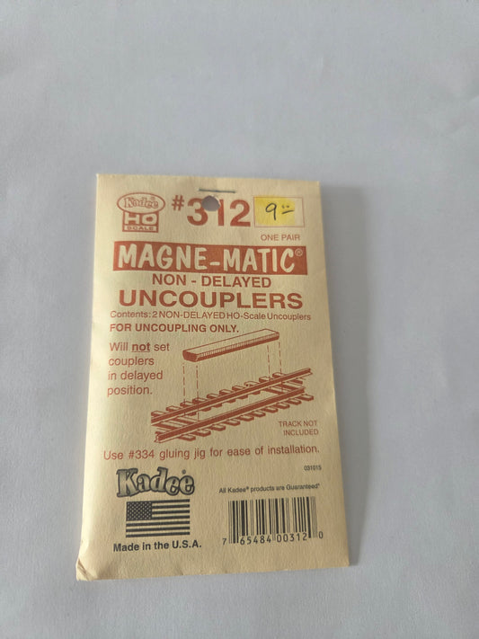 Kadee HO 312 Uncoupler Permanent Magnet Non-Delayed Uncoupler (1 pair)