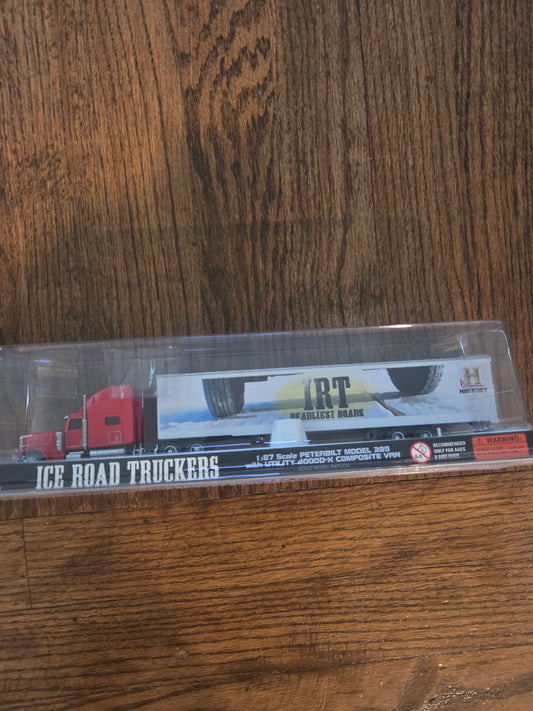 Norscot HO 58612 Vehicle Peterbilt 389 with Utility Van Ice Road Truckers