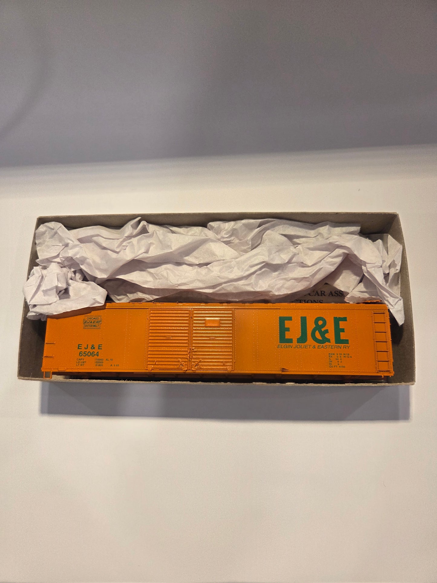 Bowser HO 31702 Boxcar 50" Steel Box Car EJ&E #65064