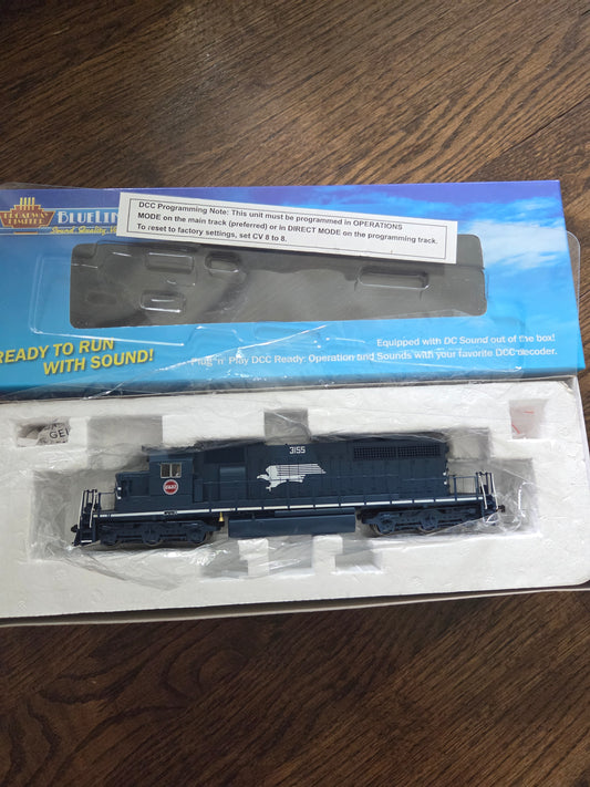 Broadway Limited HO 5280 Locomotive EMD SD40-2 Low Nose C&EI #3155 (DC Sound/DCC Ready)