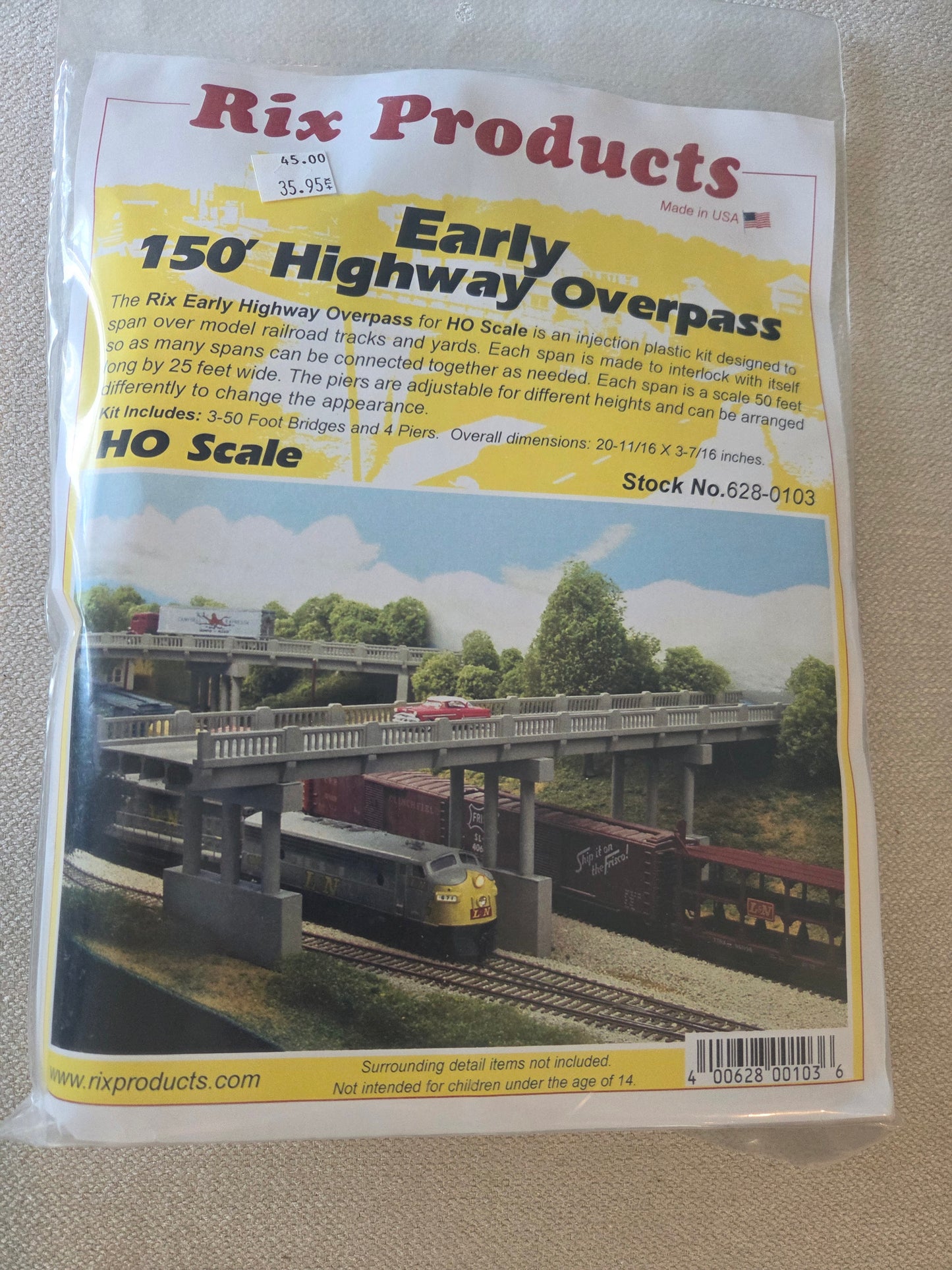Rix Products Early Overpass HO Scale Kit