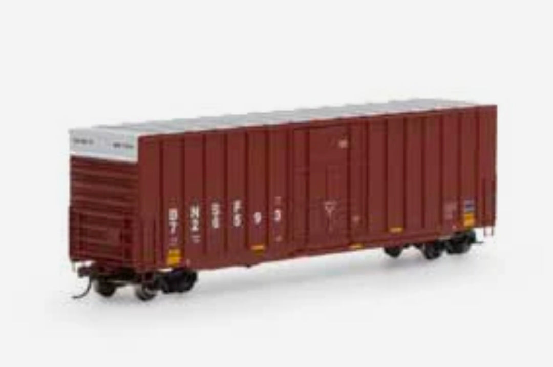 Roundhouse HO RND1511 Boxcar 50' Exterior Post High Cube Plug Door Boxcar BNSF #726593