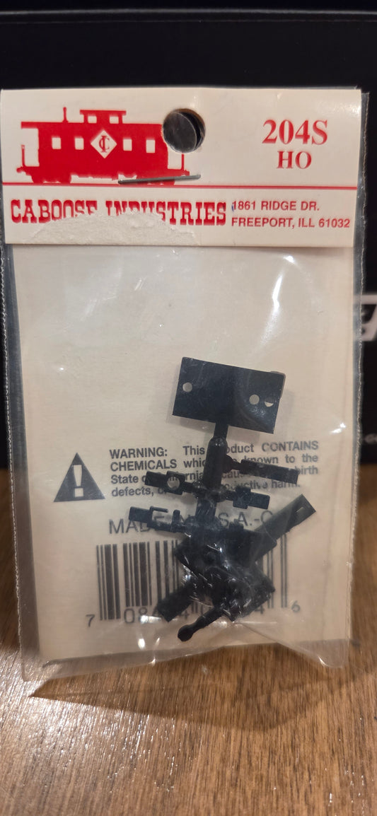 Caboose Industries HO Scale 204S Ground Throw - Sprung Hi-Level Switch Stand with .190" travel