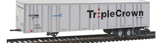 Bowser HO 40812 Roadrailer 53' Plate-Wall Roadrailer - Assembled - Executive Line, White, Large Logo
 Norfolk Southern/Conrail #461366