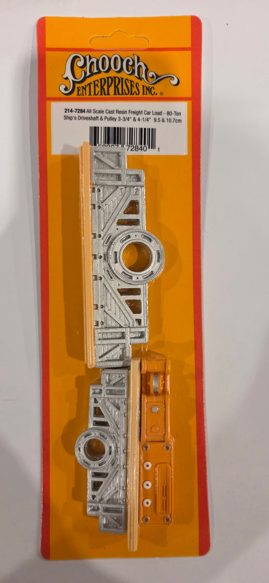 Chooch HO Scale Drive Shft & Plly 080T Load resin load