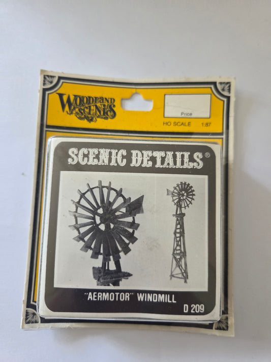 Woodland Scenics HO 209 Scenery Vintage Aermotor Windmill - Scenic Details(R) Aermotor Windmill