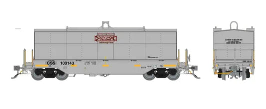 Rapido HO 168005-6 Coil Car Gray, Maroon South Shore Freight #100143