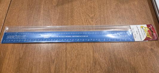 Excel Blades 12" Deluxe Scale Model Ruler (55779) Multi Scale